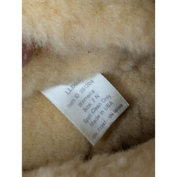 L.L.Bean Duck Boots Women's 7 N Shearling Lined Low Cut Slip-On Maine USA - Picture 12 of 14